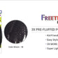FreeTress Crochet Braids 3X Kids Pre-Fluffed Poppin' Twist 12" (Pack of 1, Copper)