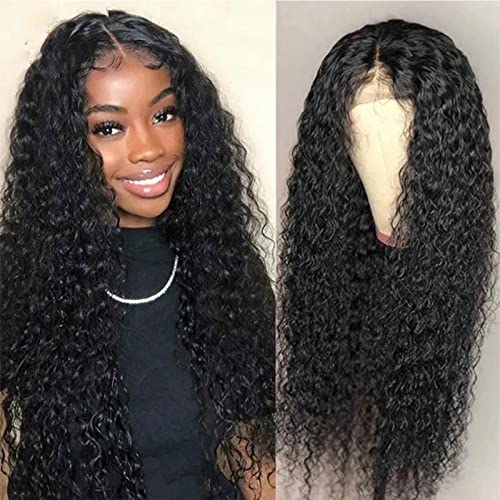 Long Curly Black Wig Hd Lace Front Wigs Human Hair,Body Wave Wig Human Hair Natural Wig Lace Closure Wig