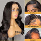 SENSAIRUITE Body Wave Lace Front Wigs Human Hair Wide Lace 180 Density Human Hair Wigs 13x4 Human Hair Lace Front Wigs Pre Plucked With Baby Hair 20 Inches Natural Color
