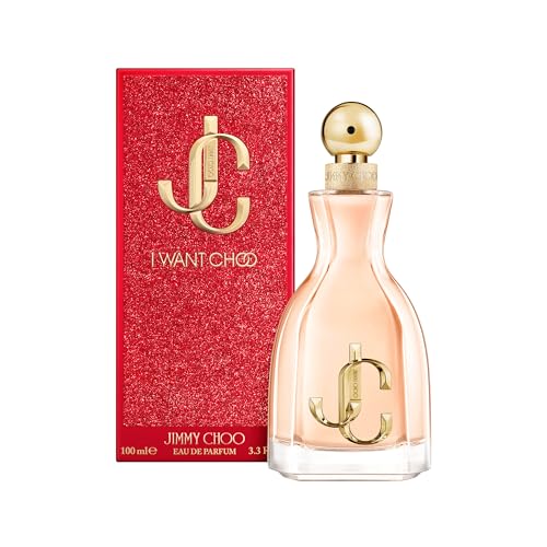 JIMMY CHOO - I Want Choo Eau de Parfum - Women's Fragrance - Floral Gourmand Woody - With notes of Mandarine Juice, Red Spider Lily & Vanilla - 3.3 Fl Oz