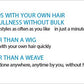 Outre Synthetic Hair Half Wig Quick Weave Stunna (2)