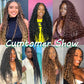 Curly Braiding Hair #1B Natural Black 2PCS 24Inch Ocean Wave Crochet Hair for Black Women Curly Crochet Hair for Boho Braids(24inch,2pack)