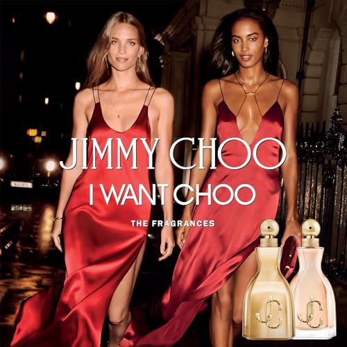 JIMMY CHOO - I Want Choo Eau de Parfum - Women's Fragrance - Floral Gourmand Woody - With notes of Mandarine Juice, Red Spider Lily & Vanilla - 3.3 Fl Oz