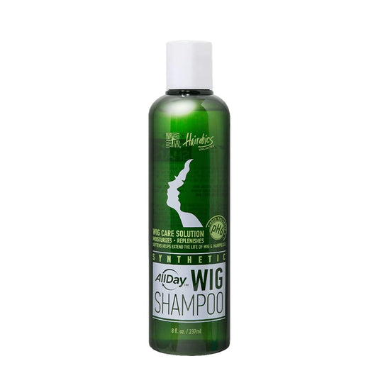 AllDay Locks Synthetic Wig Shampoo (8 oz) | Revitalizing & Refreshing Shampoo | Smoothens, Detangles & Nourishes | Cleanses, Softens and Revitalizes of Synthetic Hair | 8 oz