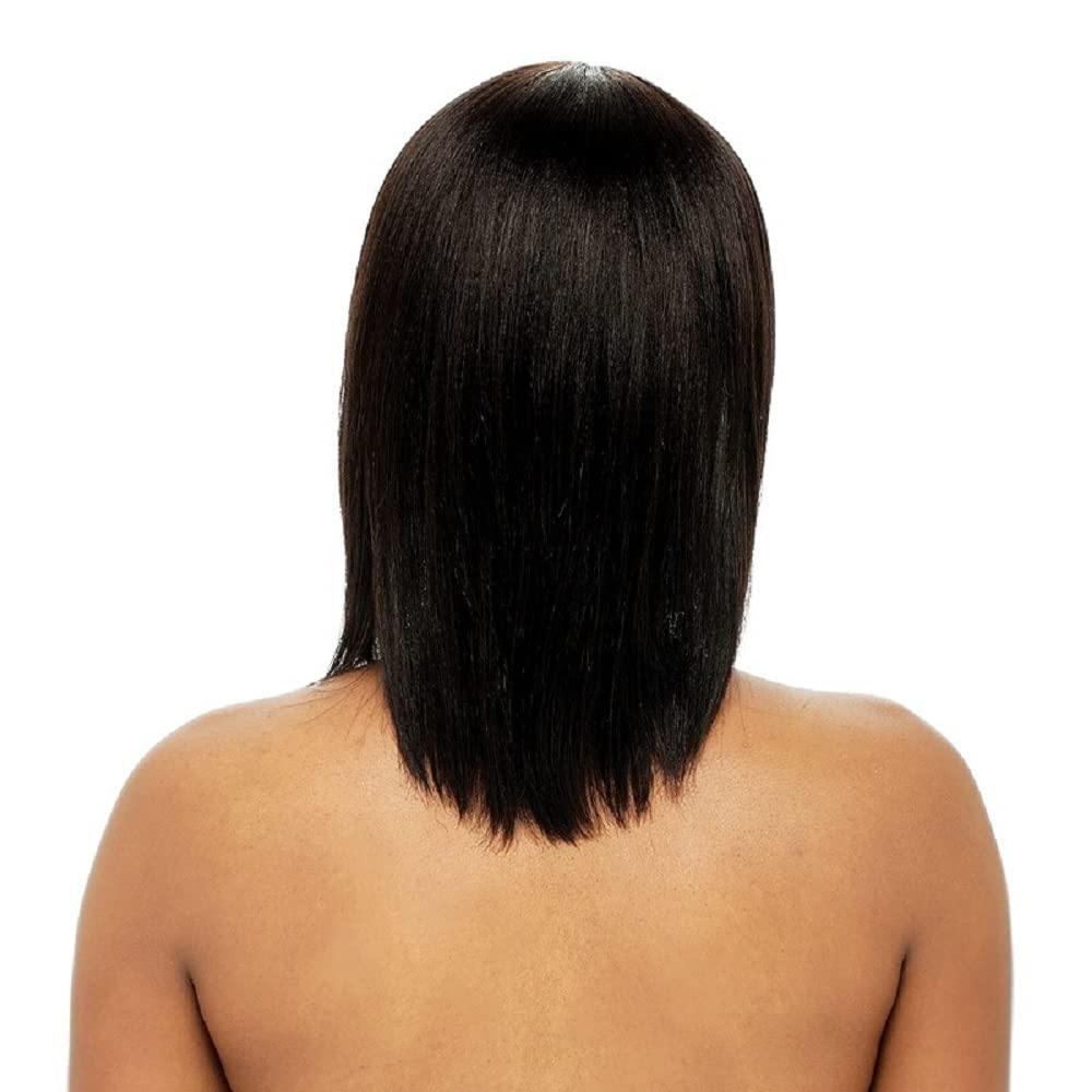 HH 810 - Remi Indian Natural Dual Side Part - 100% Remi Human Hair Wig (P4/30-Medium Dark Brown/Medium Auburn Piano Blend)