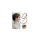 KWV 2PCS Round Transparent Invisible Hairband - 2024 Curly Thick Headband, Medium Thick Headbands for Women Thin Hair Hairband Curly Hair Bands Dark Light Tortoiseshell Hair Accessorie Gift for Girls