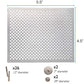 The Beadsmith, Wig Jig, Wig-A-Ma-Jig Deluxe, 4.5 x 5.5 inch square jig, includes 30 metal pegs, tool for making wire findings, components and jewelry designs