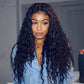 Long Curly Black Wig Hd Lace Front Wigs Human Hair,Body Wave Wig Human Hair Natural Wig Lace Closure Wig