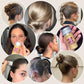 Dolahair Hair Wax Stick - Flyaway Control and Styling Pomade for Kids, Women, and Men - Hair Bun Maker and Accessories