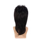 Swiking Mullet Wigs for Men Black Retro 70s 80s Disco Rocker Curly Punk Fancy Party Halloween Cosplay Costume Replacement Full Wigs(Black)