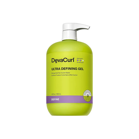 DevaCurl Ultra Defining Gel Strong Hold No-Crunch Styler, Bright Breeze, 32 fl. oz.