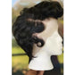 YIAHNGDA Short Lace Front Wigs for Black Women Human Hair Pixie Cut Wig Pre Plucked T Part Lace Wig Bob Wig with Baby Hair 1B Color