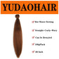 Pre Stretched Braiding Hair 26 Inch Ombre Red Kanekalon Braiding Hair Extensions Hot Water Setting Crochet Box Braids Hair (26 Inch (Pack of 1), Dark Brown)