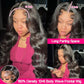 Hakaniya 13x6 Body Wave Lace Front Wigs Human Hair Pre Plucked HD Transparent Lace Frontal Wigs Human Hair 180% Density Glueless Wigs Human Hair with Baby Hair for Women 26 Inch
