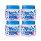 Xiomara Professional Hair Styling Gel with Aloe Vera Long-lasting Hold, 4 Pack of 8.80 Oz Each Jar, Clear
