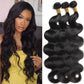 Human Hair Bundles Body Wave Bundles Human Hair 14 14 14 Inch 10A Brazilian Hair Bundles Human Hair 100% Unprocessed Virgin 3 Bundles Human Hair Weave Bundles Human Hair Extensions Natural Color