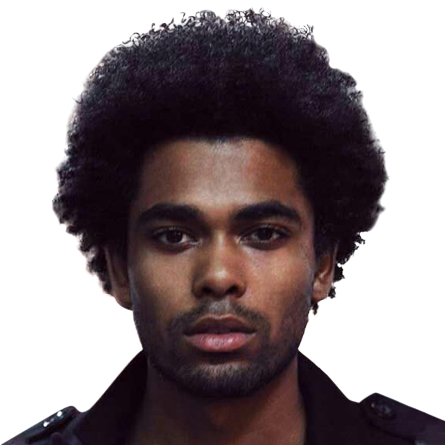 BECUS Afro Wigs for Black Men Short Afro Wigs Men 70's 80's Disco Funny Cosplay Afro Wig African American Full Synthetic Wig (Natural Black #1B)