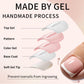 150Pcs White French Tip Press On Toenails Square Medium Fake Toenails Matte Pink Press on Toe Nails for Woman Summer Nail Kits -15 Sizes