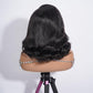 UTIDE Body Wave Bob Wig Human Hair HD Lace Front Wigs 180% Pre Plucked Density Glueless Wig Natural Black Color 12 Inch for Black Women