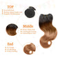 Ombre Human Hair Bundles Body Wave 4 bundle human hair 12A Virgin Unprocessed Human Hair Short Bundles Ombre Blonde Bundles(8888，1B/30）