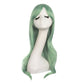 MapofBeauty 28" 70cm Long Curly Hair Ends Costume Cosplay Wig (Gray Green)