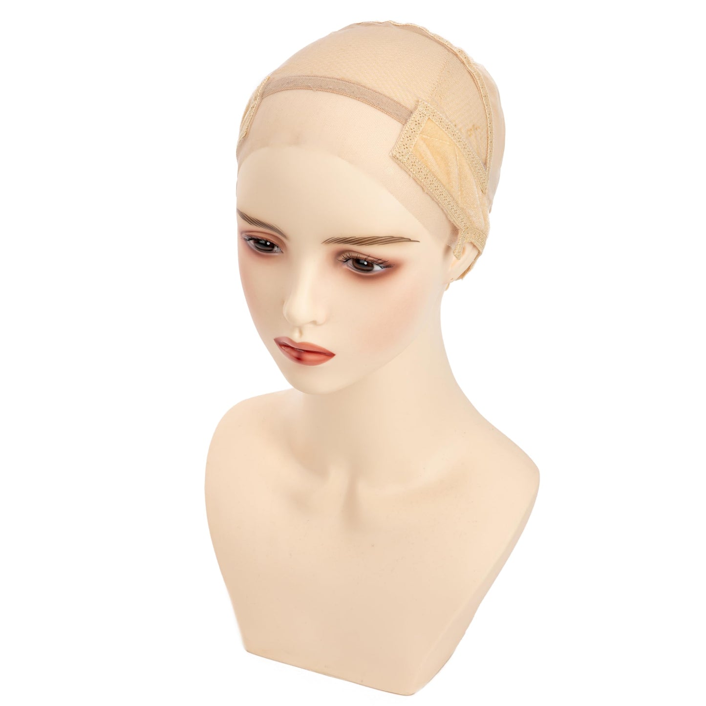 Lace Wig Grip Cap, Beige Wig Caps for Women Keeping Wig in Place, 13x4 HD Transparent Lace Front Wig Caps with Adjustable Wig Grip Cap Band Non Slip, Wig Caps