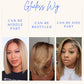 Nadula 13X4 HD Ombre Blonde Highlight Bob Straight Drawstring Wig Human Hair With Brown Roots - Pre Everything Glueless Ombre Bob Lace Front Wig with Ear Tape - Ready to Go Short Ombre Bob Wig 10inch