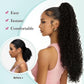 SuCoo Drawstring Ponytail Extension for Women Curly Ponytail Extension Synthetic Hair Natural Wavy Hair Pieces for Daily Use (MT1B/27,28inch,160g)