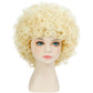 incohair 70s 80s Short Blonde Wig for Boy and Girls Kids Blonde Wig Music Party Halloween Costume Wig Unisex (Light Blonde)