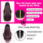 13x6 HD Lace Front Wigs Human Hair Pre Plucked Pre Bleached Knots with Baby Hair Glueless Lace Frontal Wigs Brazilian Unprocessed Waterfall Straight Human Hair Wigs for Women 200% Density (22 Inch)