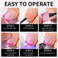 150Pcs White French Tip Press On Toenails Square Medium Fake Toenails Matte Pink Press on Toe Nails for Woman Summer Nail Kits -15 Sizes