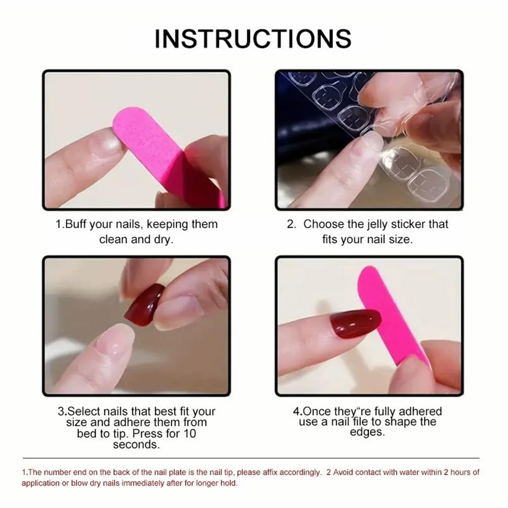 Short Square Press on Nails Fake Nails with Designs Glossy Purple Polka Dot Golden Star Pattern Acrylic Gel False Nail Kit Full Cover Reusable Artificial Stick on Nails for Women Manicure Decorations