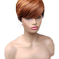 FCHW Short Ombre Hair Wigs Pixie Cut for Black Women Synthetic Straight Wig