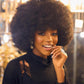 70's Afro Wig for Women, Natural Black Short Afro Kinky Curly Wig, Glueless Synthetic Wig with Bangs, Puffy & Fluffy Bouncy Afro Wig for Daily Cosplay Party