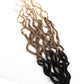 Goddess Locs Crochet Hair 6Packs 24Inch Pre-looped Crochet locs,Soft Locs with Curly Ends Dreadlocks Wavy Faux Crochet Locs Synthetic Crochet Braids Hair Extensions 72locs(24'', 1B/30/27)