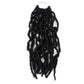 6 Packs Soft Locs Crochet Hair Pre Looped Faux Locs Crochet Braids Goddess Locs Dreadlocs Synthetic Hair For Black Women (1B, 12 Inch (Pack of 6))