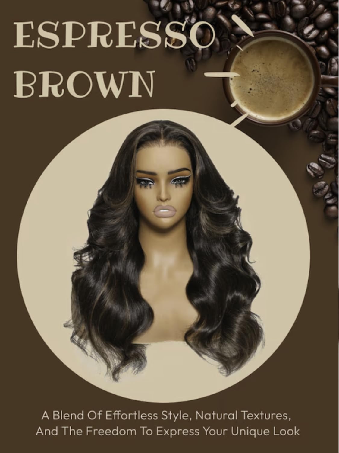 KLAIYI 13x4 Pre Everything Lace Front Chocolate Brown With Highlights Loose Body Wave Wig Human Hair Pre Cut Lace Pre Bleached Bye Bye Knots Pre Plucked Ombre Glueless Wear Go Wig Ready to Wear 26Inch