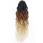 Faux Locs Crochet Hair 24Inch Goddess Locs Crochet Hair, 6Packs Pre Looped Wavy Locs Soft Locs Curly Ends Dreadlocks Faux Crochet Locs Synthetic Crochet Braids Hair Extensions (1B/30/613, 24'')