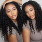 Deep Wave Human Hair Bundles 12 14 16 Inch Curly Bundles Human Hair Weave 100% Unprocessed Brazilian Virgin Remy Hair Wet and Wavy Hair Extensions for Women Natural Black Raw Weft