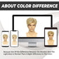 DARLIN HAIR Mens Blonde Wig, Short Blonde Wig Men Natural Layered Fluffy Synthetic Heat Resistant Halloween Cosplay Wig