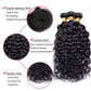 10 12 14 Inch Water Wave Bundles Human Hair 100% Unprocessed Curly Brazilian Virgin Hair Wet And Wavy 3 Bundles Human Hair Natural Black