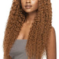 Outre Purple Pack Brazilian Bundle Long Length Wet & Wavy Style Human Hair Blend Weaves - WET & WAVY SUPER CURL 18" 20" 22" (NA)