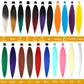Ginger Braiding Hair Pre Stretched 3 Packs 24 Inch 350 Braiding Hair Yaki Texture, Hot Water Setting, Easy To Install Professional Synthetic Hair For Braiding(24 Inch, #350)