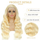 613 Lace Front Wig Human Hair 250 Density 13x6 Body Wave Lace Front Wigs Pre Plucked With Baby Hair 613 HD Lace Frontal Wigs Blonde Wig Human Hair 28 Inch
