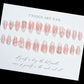 Almond Press on Nails Short White French Tip Press on Fake Nails with 3D Bow Charms Rhinestone Glitter Pink Acrylic Full Cover Gel False Nail Kit Almond Shape Glue on Stick on Nails for Women 24PCS