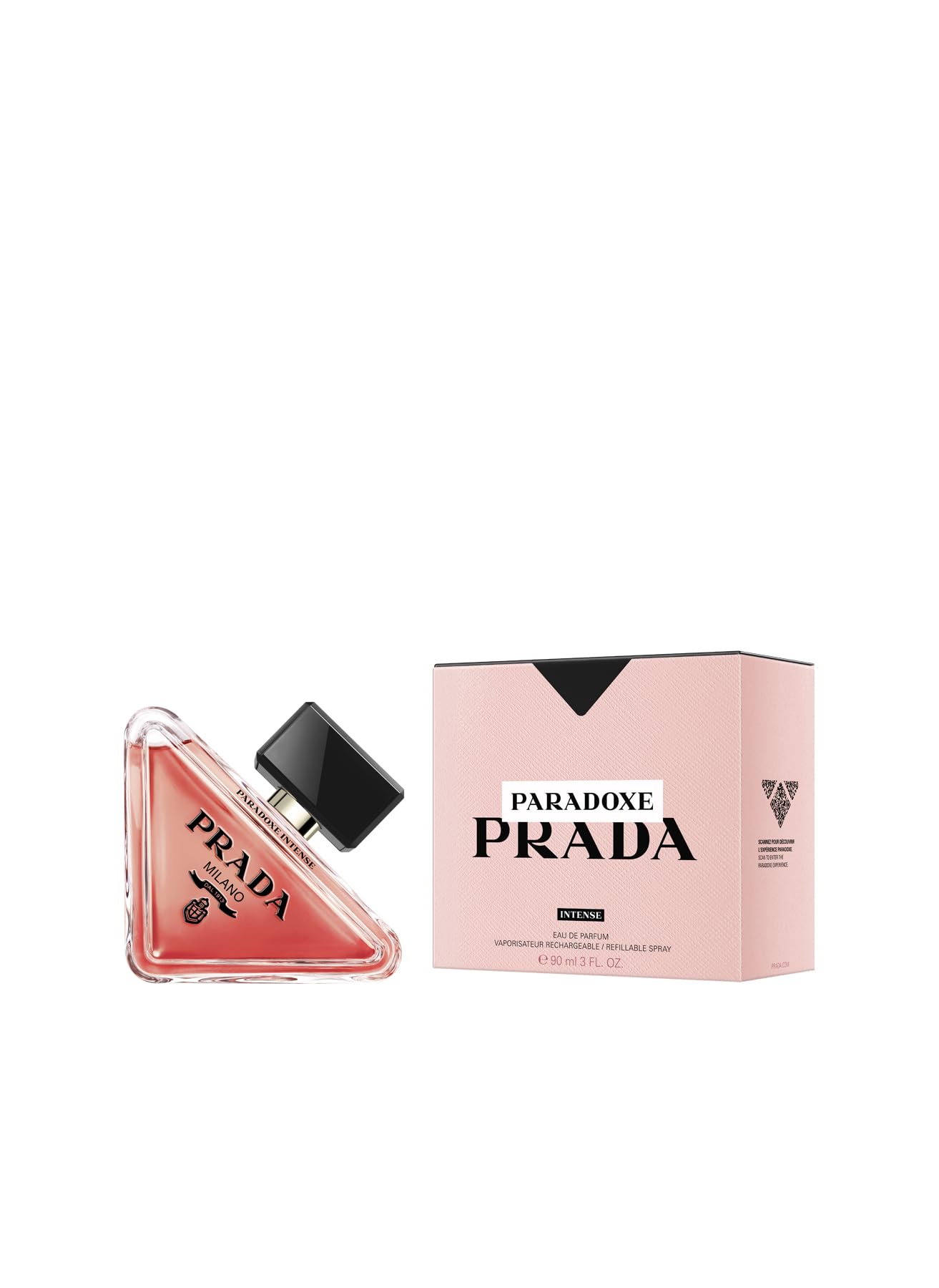 Prada Paradoxe Intense by Prada for Women 3.0 oz Eau de Parfum Spray Refillable