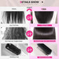 YISEA 16A Loose Deep Wave Bundles Human Hair (24 22 20 inches) Virgin Human Hair Bundles 100% Unprocessed Loose Deep Wavy 3 Bundles Thick Brazilian Remy Hair for Women Natural Color