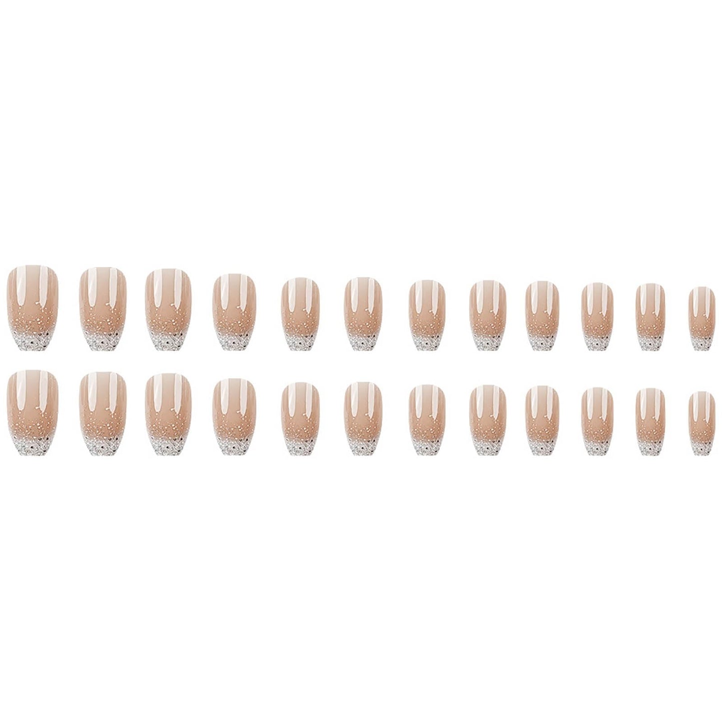 RTKHFZE Medium Press on Nails,Coffin Fake Nails,Ballerina Press on False Nails, Medium Nails Press Ons,with Designs Nails Acrylic Nails,Full Cover Glue on Nail for Women Manicure