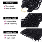 6 Packs Soft Locs Crochet Hair Pre Looped Faux Locs Crochet Braids Goddess Locs Dreadlocs Synthetic Hair For Black Women (1B, 30 Inch (Pack of 7))