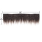 New Remy Yaky-Remy Blue 100% VIRGIN Human Hair Weave- Shed Free&Tangle Free (#1B, 14“ packs of 2)